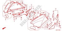 CAPOT DE RESERVOIR   GARDE BOUE AVANT pour Honda VFR 1200 de 2012