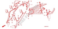 CARENAGES ARRIERE pour Honda VFR 1200 F de 2013