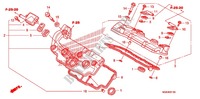 COUVRE CULASSE pour Honda VFR 1200 DCT de 2010