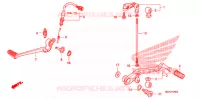 PEDALE pour Honda VFR 1200 DCT de 2013