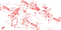 REPOSE PIED ('90 '93) pour Honda VFR 750 de 1992