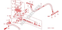 MAITRE CYLINDRE pour Honda VFR 800 VTEC ABS de 2012
