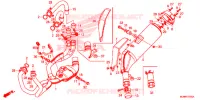 SILENCIEUX D'ECHAPPEMENT pour Honda VFR 800 INTERCEPTOR de 2014