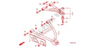 TRIANGLES AVANT (4WD) pour Honda FOURTRAX 420 RANCHER 4X4 Electric Shift de 2010