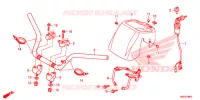 GUIDON pour Honda TRX 250 FOURTRAX RECON Standard de 2017