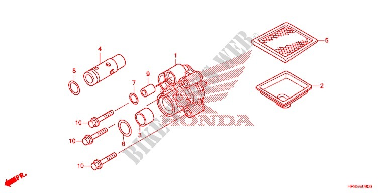 POMPE A HUILE pour Honda FOURTRAX 500 FOREMAN 4X4 de 2016