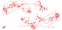 CLIGNOTANT pour Honda 50 METROPOLITAN de 2002