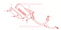 SILENCIEUX D'ECHAPPEMENT pour Honda 50 METROPOLITAN de 2002
