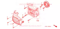 VENTILATEUR ET COUVERCLE DE RADIATEUR pour Honda 50 METROPOLITAN de 2002