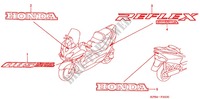 AUTOCOLLANTS pour Honda REFLEX 250 de 2001
