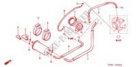 RESERVOIR DE RECYCLAGE DES GAZ pour Honda REFLEX 250 de 2001