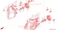 PHARE pour Honda REFLEX 250 de 2002