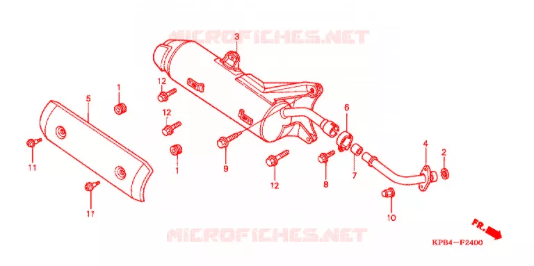 SILENCIEUX D'ECHAPPEMENT Honda SCOOTER 250 REFLEX 2002  NSS2502_A