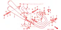 SILENCIEUX D'ECHAPPEMENT pour Honda VRX 400 ROADSTAR RED de 1996