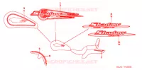 EMBLEME pour Honda VT 1100 SHADOW SPIRIT de 2004