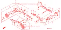 CLIGNOTANT pour Honda VT 1100 SHADOW de 1987