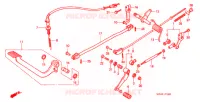 PEDALE pour Honda VT 1100 SHADOW SPIRIT de 2000