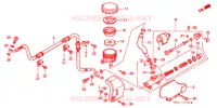 MAITRE CYLINDRE DE FREIN ARRIERE pour Honda SHADOW 1100 American Classic Edition Tourer de 2001