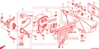 COUVERCLE LATERAL   OUTILS   CONTACTEUR A CLES pour Honda VT 1300 STATELINE de 2010