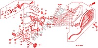 FEU ARRIERE   ECLAIRAGE DE PLAQUE (VT1300CR/CRA,VT1300CT/CTA) pour Honda VT 1300 STATELINE de 2010