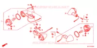 CLIGNOTANT pour Honda VT 1300 STATELINE de 2010