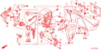 COUVERCLE LATERAL   OUTILS   CONTACTEUR A CLES pour Honda VT 1300 STATELINE de 2010