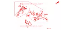 MAITRE CYLINDRE DE FREIN ARRIERE pour Honda VT 1300 STATELINE de 2010