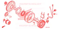 ALTERNATEUR pour Honda VT 1300 STATELINE ABS RED de 2010