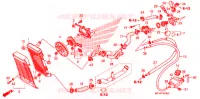 RADIATEUR pour Honda VT 1300 STATELINE ABS RED de 2010