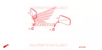 RETROVISEUR pour Honda VT 1300 STATELINE ABS RED de 2010