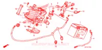 BATTERIE pour Honda VT 1300 STATELINE ABS RED de 2010