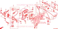 COUVERCLE LATERAL   OUTILS   CONTACTEUR A CLES pour Honda VT 1300 STATELINE ABS RED de 2010