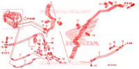 DURITES DE FREIN (ABS) pour Honda VT 1300 STATELINE ABS RED de 2010