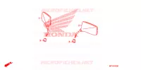 RETROVISEUR pour Honda VT 1300 STATELINE ABS RED de 2010