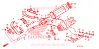 SILENCIEUX D'ECHAPPEMENT pour Honda VT 1300 STATELINE ABS RED de 2010
