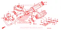 SILENCIEUX D'ECHAPPEMENT pour Honda VT 1300 STATELINE ABS RED de 2011