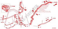 DURITES DE FREIN (ABS) pour Honda VT 1300 STATELINE ABS SILVER de 2012