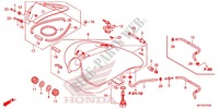 RESERVOIR A CARBURANT pour Honda VT 1300 STATELINE ABS SILVER de 2012