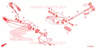 PEDALE (VT1300CR/CRA,VT1300CS/CSA) pour Honda VT 1300 C STATELINE de 2012