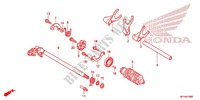 BARILLET DE SELECTION pour Honda VT 1300 C STATELINE de 2012