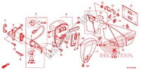 COUVERCLE LATERAL   OUTILS   CONTACTEUR A CLES pour Honda VT 1300 C STATELINE de 2012