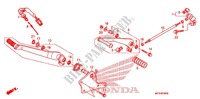 PEDALE pour Honda VT 1300 SABRE ABS de 2010