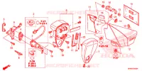 COUVERCLE LATERAL   OUTILS   CONTACTEUR A CLES pour Honda VT 1300 SABRE de 2013