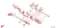 BARILLET DE SELECTION pour Honda VT 1300 INTERSTATE ABS de 2013