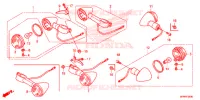 CLIGNOTANT pour Honda VT 1300 INTERSTATE de 2015