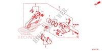 ETRIER DE FREIN ARRIERE pour Honda VT 1300 INTERSTATE de 2012