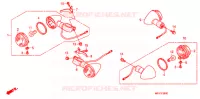 CLIGNOTANT pour Honda VT 1300 C FURY ABS de 2011