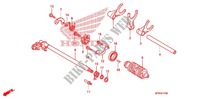 BARILLET DE SELECTION pour Honda VT 1300 C FURY ABS de 2011