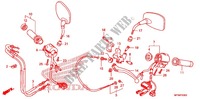 COMMODOS   POIGNEES   CABLES pour Honda VT 1300 C FURY ABS de 2011