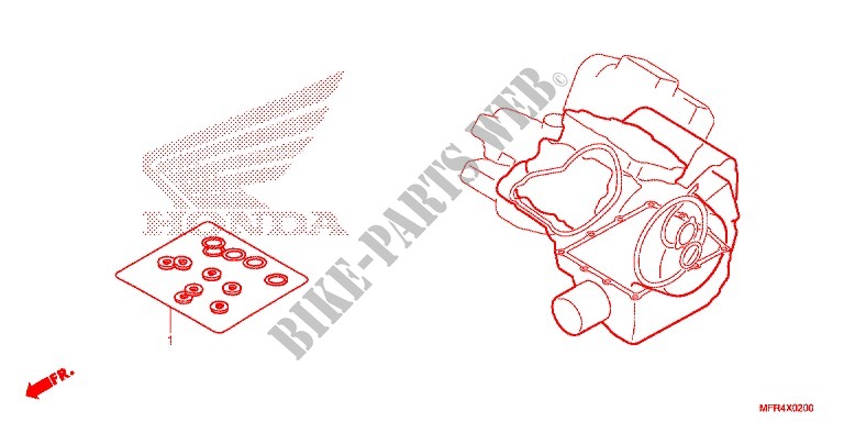 POCHETTE DE JOINTS B pour Honda VT 1300 C FURY ABS de 2011